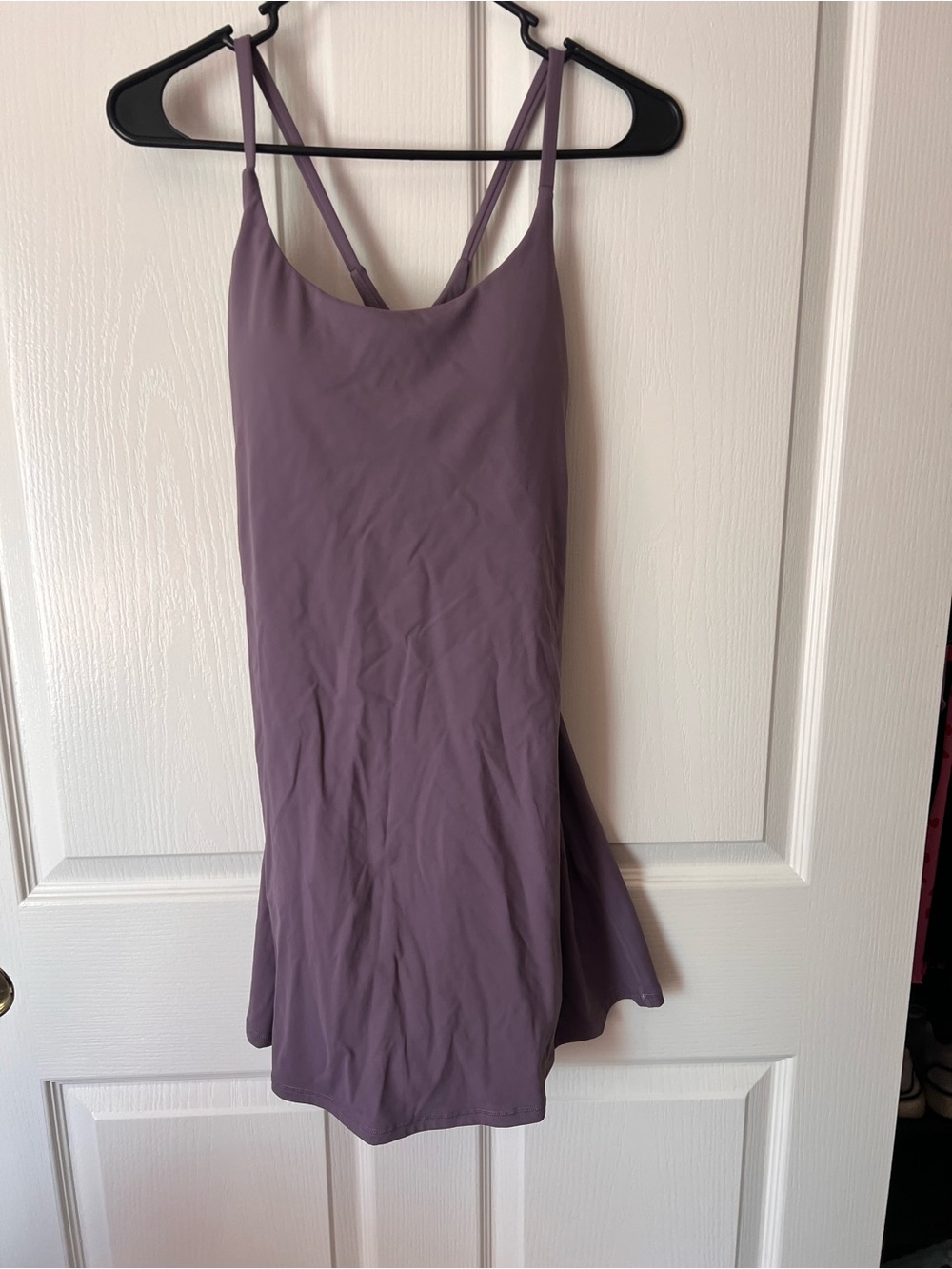 HALARA Mauve Double-Strap Mini Slip Dress